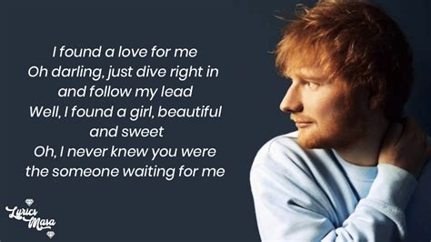 ed sheeran perfect lyrics